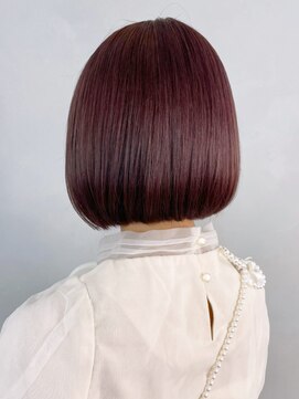 アルバム 新宿(ALBUM SHINJUKU) ピンクボブ_チェリーブラウンフェミニンロング_ba426061