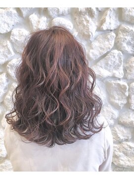 モアナ バイ ヘッドライト 二俣川店(Moana by HEADLIGHT) Moana ピンクブラウン＃デジタルパーマ＃TOKIO