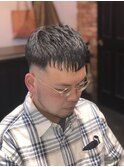 長めクロップスタイル
