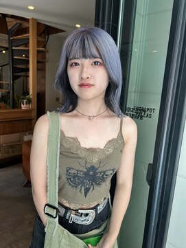 アントルポ(entrepot) ペールブルー　インナーカラー