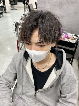 ネクスト 静岡店(NEXT) 【NEXT静岡竹田】コンマバング× センターパート分け目狭め