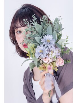 ブリング バイ スノードロップ 吉祥寺(BRING by Snowdrop) 黒髪/グレーベージュ/レイヤーロング/前髪パーマ/吉祥寺