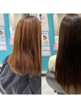 ヘアアンドメイク サファイア 豊橋店(ヘア&メイク SAPPHIRE) #イメチェン#エクステ#大変身#ギャル#清楚#正義