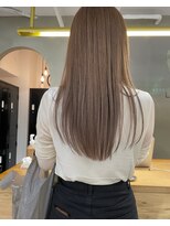 ローレンジウ(LOREN JU)&nbsp;透明感髪質改善ベージュダブルカラーミルクティーグレージュ