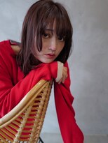 マウロア(MAULOA)&nbsp;【MAULOA】こっくりレッド　ふんわりミディアムレイヤー