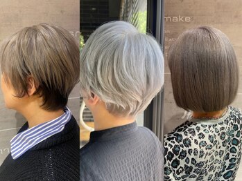 レザボアハイブ(reservoir Haibe)の写真/白髪を隠すから活かすへ→白髪ぼかしハイライト☆気になり始めた白髪にも◎大人女性の悩みをオシャレに解消