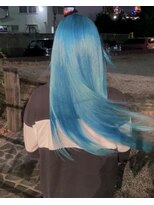 ルプラ ガーデン(le-pla garden) 水色#ブルー#ハイトーン#ブリーチ#ダブルカラー#豊橋#豊川#田原