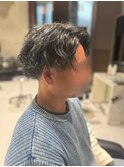 ツイストスパイラルパーマ×ハイライトカラー