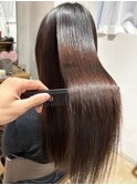 【酸性ストレート】髪のクセやうねりが気になる方におすすめ！