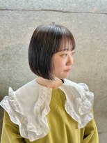 フォレストミラー(Forest Mirror) 艶グレージュ×ミニボブ Forest Mirror新宿☆ S/S