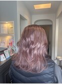 pink gray
