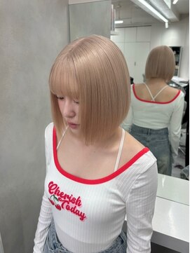 ベレーザ 渋谷(BELEZA) 13605ニュアンスカラーホワイトアッシュ韓国ホワイトブロンド