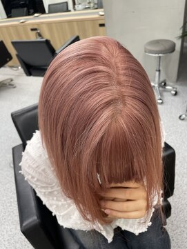 ペレ 栄店(PELE) イメチェン/ホワイトブロンド/外ハネボブ/美髪/栄