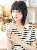 ぱっつん前髪大人ガーリーミディウルフc6浦和20代30代40代