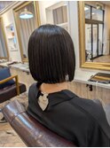 切りっぱなしボブ