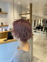 シアン 矢場町店(CYAN.)&nbsp;ブリーチカラー×ショートボブ