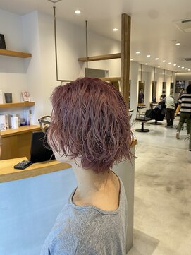 シアン 矢場町店(CYAN.) ブリーチカラー×ショートボブ