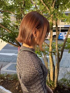 カフェアンドヘアサロン リバーブ(cafe&hair salon re:verb) ボブ◎髪質改善◎ダブルカラー