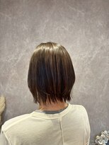 ラディアント 泉南店(Radiant)&nbsp;大人ナチュラルショートボブ×アッシュブラウン