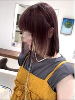 バサ 江古田店(BASSA)&nbsp;ぷつっとボブ/カシスラベンダー【会話控えめ美容師Runa】