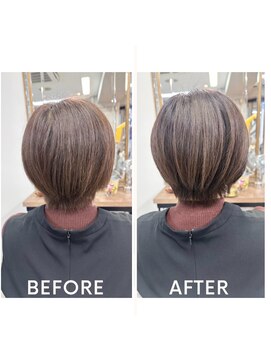 ノイ(Noy) 大人ショート×ピンクブラウン