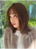 大人かわいい柔らかミディ