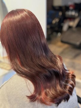 ラビスモア(Lovis moa) 上尾/ダブルカラー/ブリーチ無し/レイヤーカット/韓国