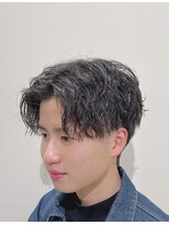 サロン(SALON)&nbsp;センターパート無造作パーマ【カットパーマ9900円～】