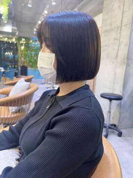 ロンドフルール 大宮東口(Lond fleur) グレーブラウン似合わせカット/ミニボブレイヤー/ダークアッシュ