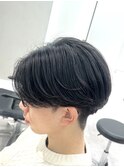 センターパート×ニュアンスパーマ【松戸/メンズ】