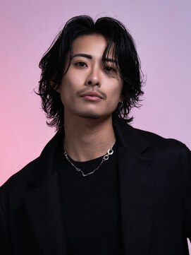 レガシー(REGASEA) ニュアンスパーマ センターパート スパイラルパーマ フェザー