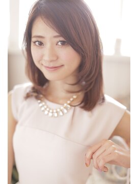 ジーナ 福岡天神(Zina) 大人可愛い毛先ワンカールミディ☆