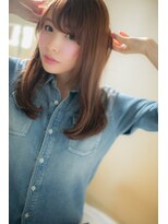 モッズ ヘア 福岡姪浜店(mod's hair)&nbsp;さらりと☆ヌケ感ロングb