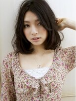 美容室 パルス 静岡鷹匠店(PALS)&nbsp;ふんわり黒髪カール