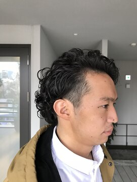 リバレッジ 広尾(Leverage) メンズモテパーマスタイル