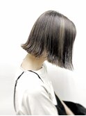 【LABEL】切りっぱなしなコントラスト赤みなしブラウン