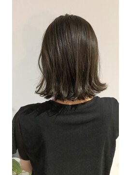 ザ アトリウム ヘア デザイン(the atrium hair design) カーキベージュ×ボブ