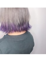 ベイス アワジ(BASE)&nbsp;裾カラーショートボブ