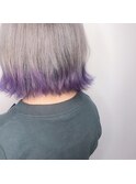 裾カラーショートボブ