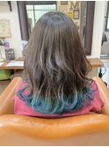 ラインカラーブルー