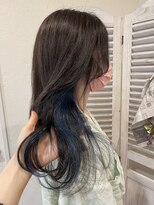 プレシャスヘア(PRECIOUS HAIR) インナーカラー　ブルー