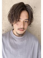 ロンド ロビン 栄(Lond robin)&nbsp;【Lond robin】高瀬慎也 かき上げヘア/サイドパート/ナチュラル