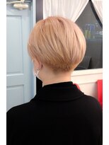 クラス(CLASS)&nbsp;ハンサムショート20代30代人気☆透明感ブロンドベージュショート