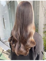 ウーロス(uros.) 【SENA】透明感グレージュ ベージュ ミルクティー ブリーチあり