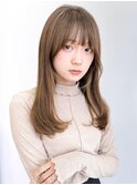 Say.大人可愛いセミロングミディアムストレートレイヤーロング
