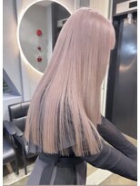 ロイオブジゼル(roi of GiseL)&nbsp;【GiseL】ペールピンク/ブリーチ/髪質改善/ミルクティーカラー