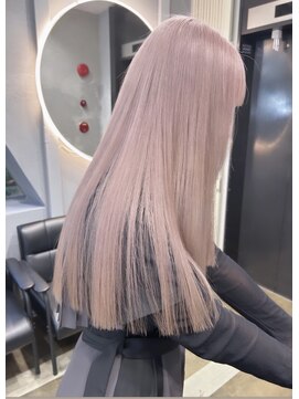 ロイオブジゼル(roi of GiseL) 【GiseL】ペールピンク/ブリーチ/髪質改善/ミルクティーカラー