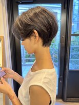 サンド 表参道(sand)&nbsp;ショートボブパーマ20代30代40代イヤリングカラー大人可愛い