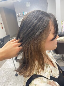 アデプト 北千住店(adept) 【adept北千住 リョウスタイル】グレージュ×インナーカラー