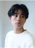 波巻きツイストスパイラルパーマメンズパーマ白髪染めハイライト